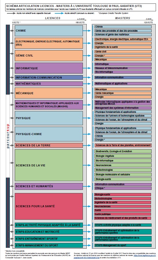 VIGNETTE SCHEMA ARTICULATION LICENCES MASTERS